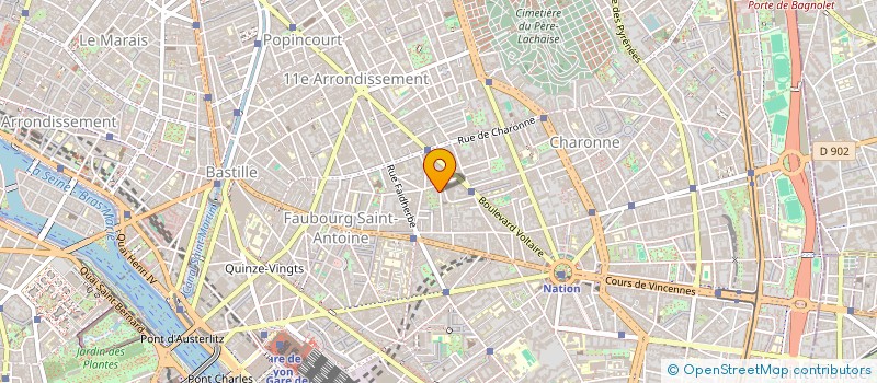 localisation de l'entreprise MONSIEUR LOIC LE DANTEC  PARIS