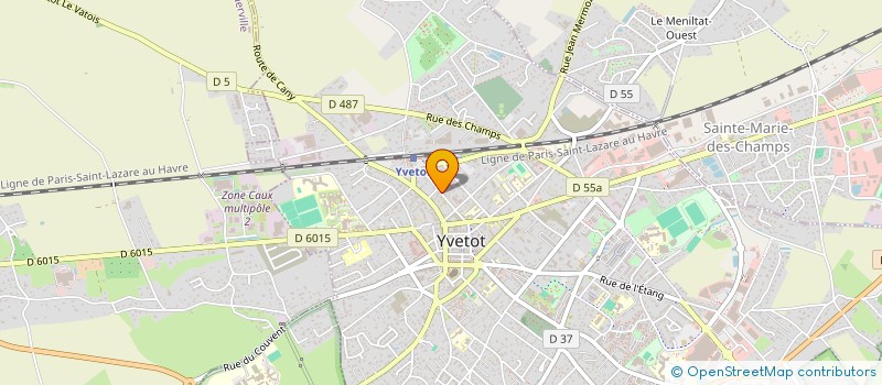 localisation de l'entreprise MONSIEUR LOIC LE DU  YVETOT