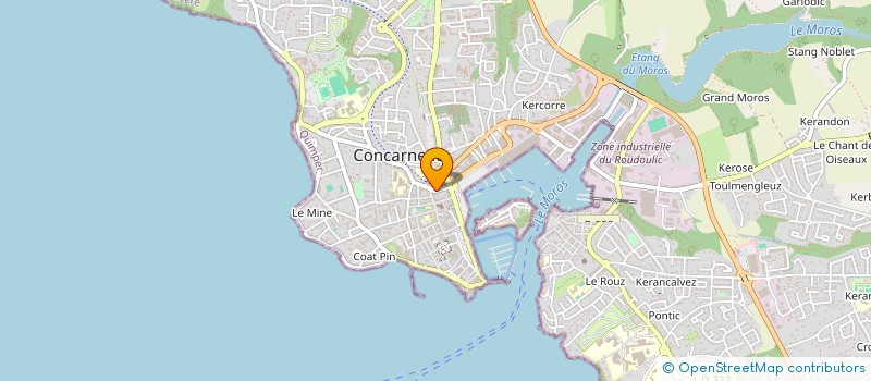 localisation de l'entreprise MONSIEUR LOIC LE GAC  CONCARNEAU