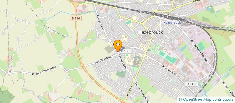 localisation de l'entreprise MONSIEUR LOIC LE GOAS  HAZEBROUCK