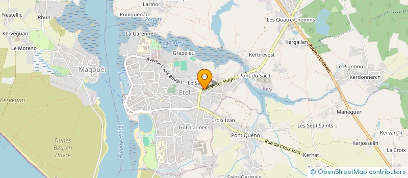 localisation de l'entreprise MONSIEUR LOIC LE GUHENNEC  ETEL