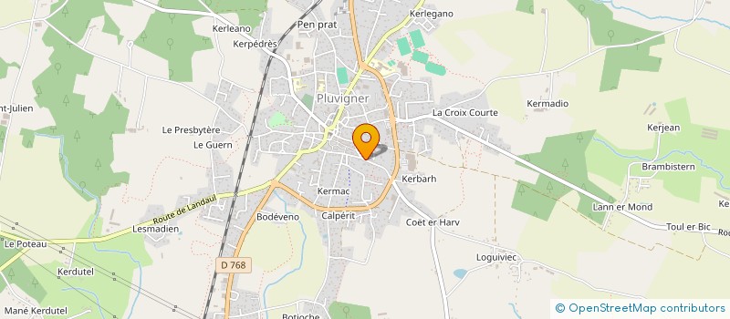 localisation de l'entreprise MONSIEUR LOIC LE MAREC à PLUVIGNER