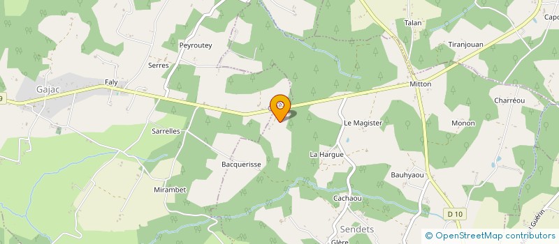 localisation de l'entreprise MONSIEUR LOIC LE PROVOST à SENDETS
