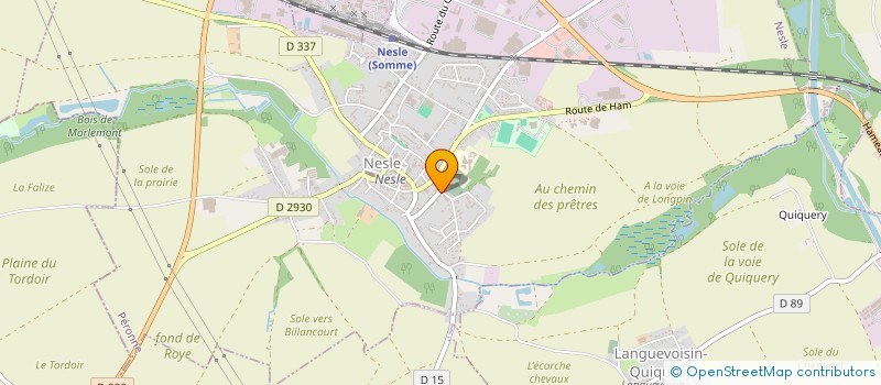localisation de l'entreprise MONSIEUR LOIC LE ROUX à NESLE