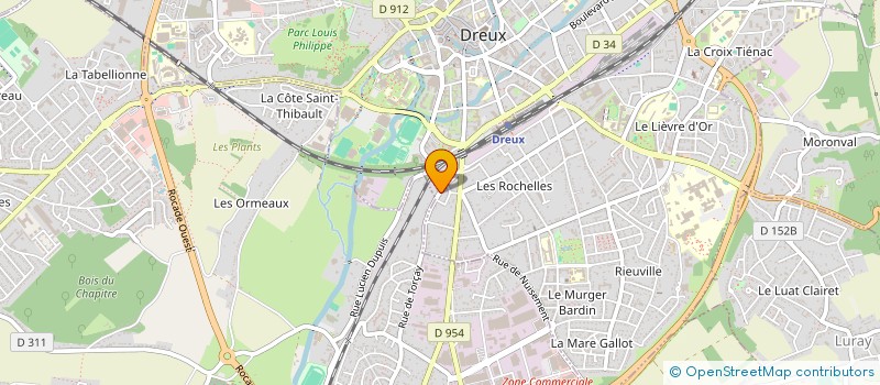 localisation de l'entreprise MONSIEUR LOIC LE ROY à DREUX