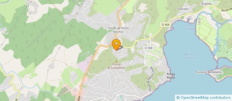 localisation de l'entreprise MONSIEUR LOIC LEBON à PORTO-VECCHIO
