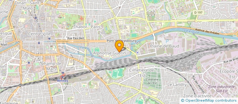 localisation de l'entreprise MONSIEUR LOIC LEBRETON  RENNES