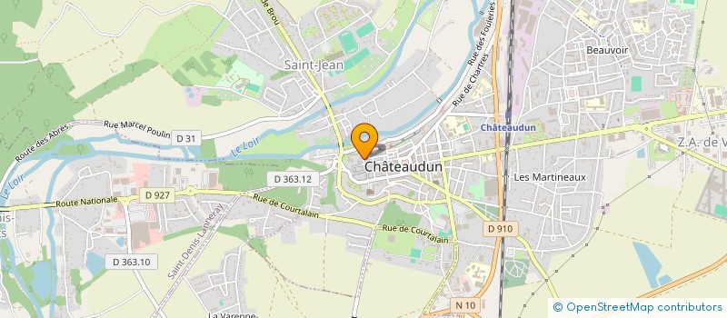 localisation de l'entreprise MONSIEUR LOIC LEBRETON à CHATEAUDUN
