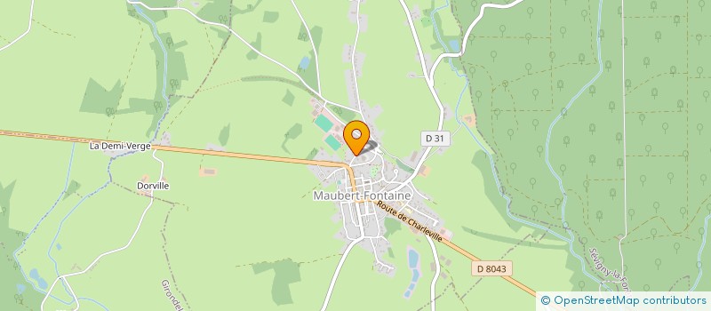 localisation de l'entreprise MONSIEUR LOIC LECLERCQ  MAUBERT-FONTAINE