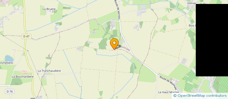 localisation de l'entreprise MONSIEUR LOIC LECOMTE  VOUVRAY