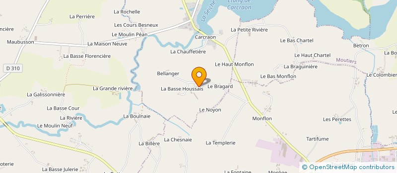 localisation de l'entreprise MONSIEUR LOIC LECOQ  DOMALAIN