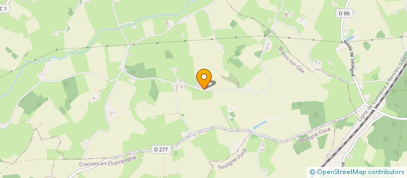 localisation de l'entreprise MONSIEUR LOIC LEDRU  CHAUFOUR NOTRE DAME