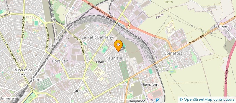 localisation de l'entreprise MONSIEUR LOIC LEFEVRE  REIMS