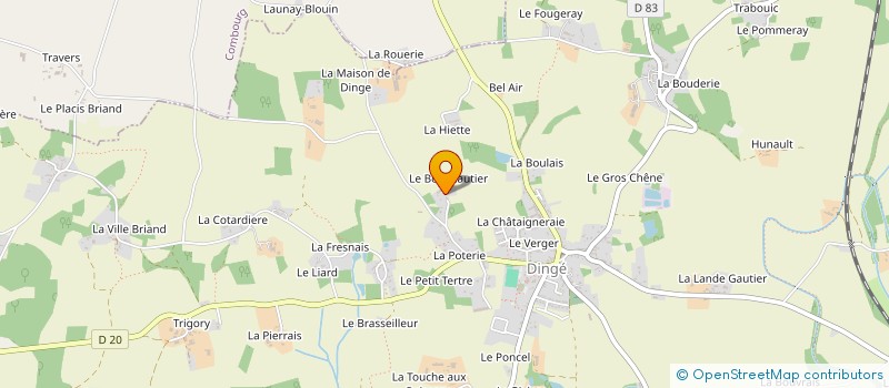 localisation de l'entreprise MONSIEUR LOIC LEFOUL  DINGE