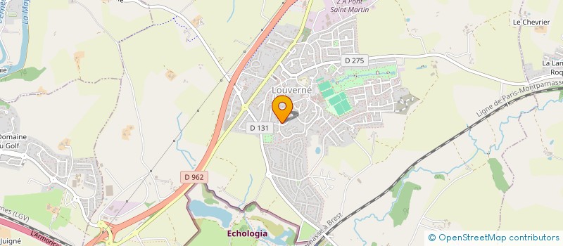 localisation de l'entreprise MONSIEUR LOIC LELIEVRE à LOUVERNE