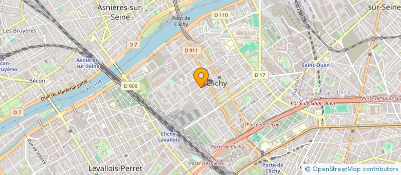 localisation de l'entreprise MONSIEUR LOIC LEMONNIER  CLICHY