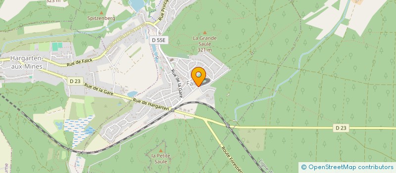 localisation de l'entreprise MONSIEUR LOIC LEONARD  FALCK