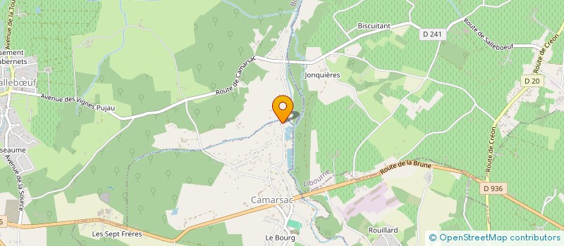 localisation de l'entreprise MONSIEUR LOIC LEPOUTRE  CAMARSAC