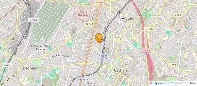 localisation de l'entreprise MONSIEUR LOIC LEROY à ARCUEIL