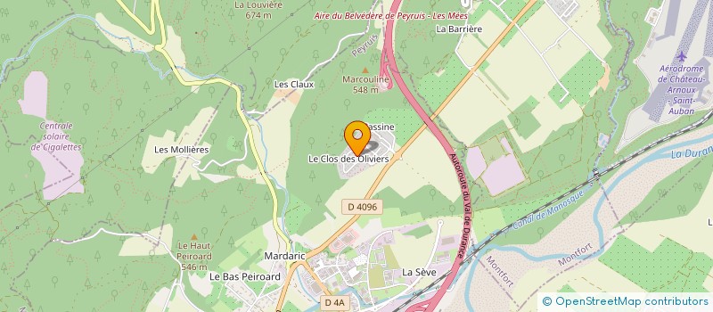 localisation de l'entreprise MONSIEUR LOIC LEROYER  PEYRUIS