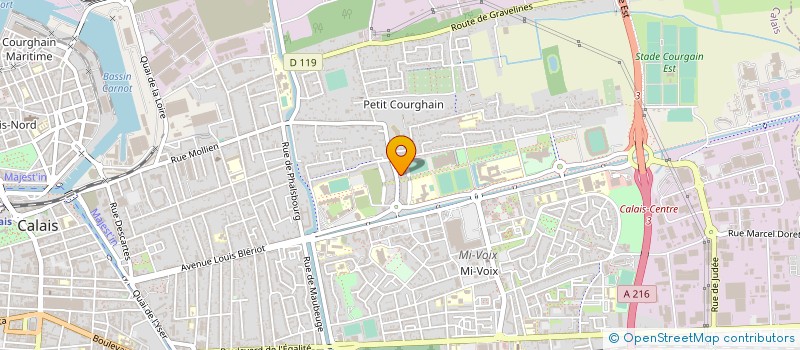 localisation de l'entreprise MONSIEUR LOIC LESAGE  HAMES-BOUCRES