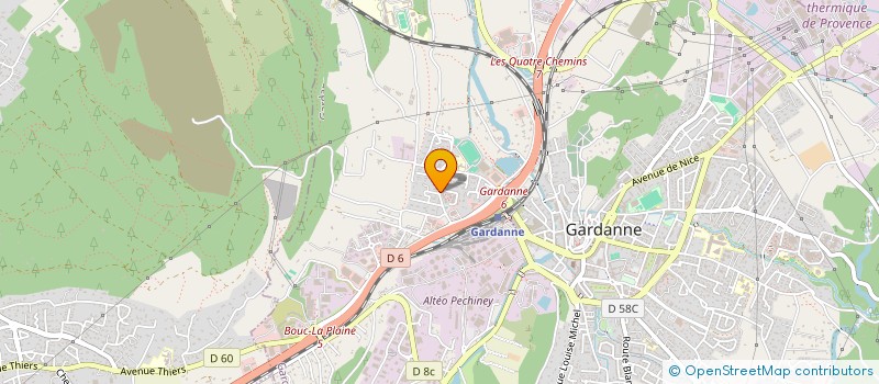 localisation de l'entreprise MONSIEUR LOIC LESAGE à GARDANNE