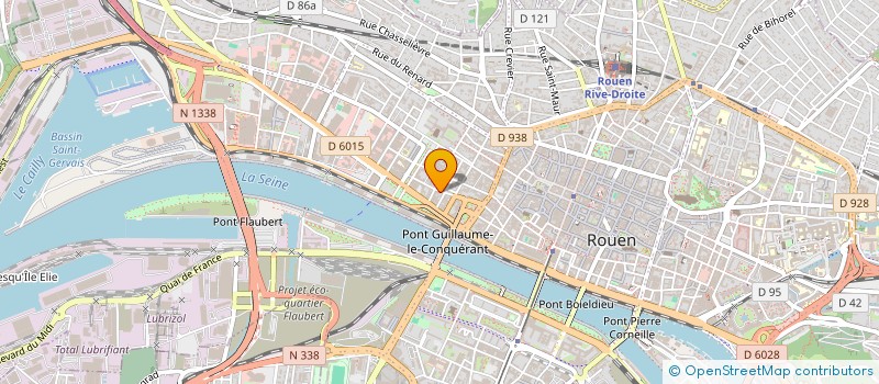 localisation de l'entreprise MONSIEUR LOIC LETEURTRE--DESCHAMPS  ROUEN