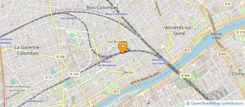 localisation de l'entreprise MONSIEUR LOIC LETORT à COURBEVOIE