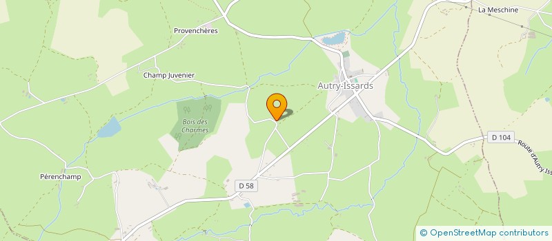 localisation de l'entreprise MONSIEUR LOIC LEVIF  AUTRY-ISSARDS