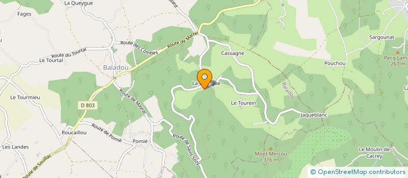 localisation de l'entreprise MONSIEUR LOIC LEYGONIE  CUZANCE