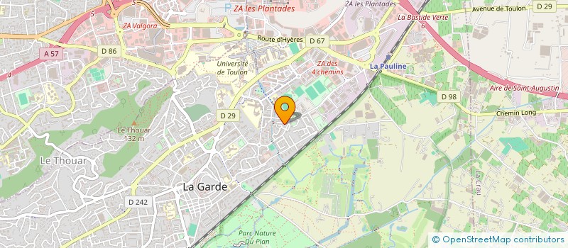 localisation de l'entreprise MONSIEUR LOIC LHEUREUX à LA GARDE