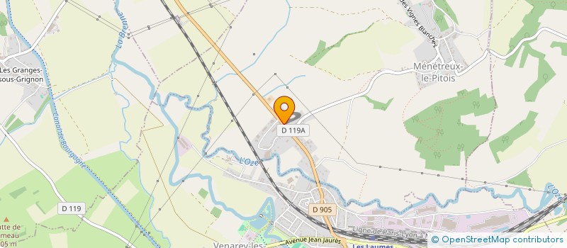 localisation de l'entreprise MONSIEUR LOIC LIGER  MENETREUX-LE-PITOIS