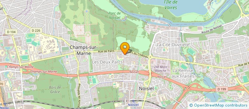 localisation de l'entreprise MONSIEUR LOIC LIGER  NOISIEL