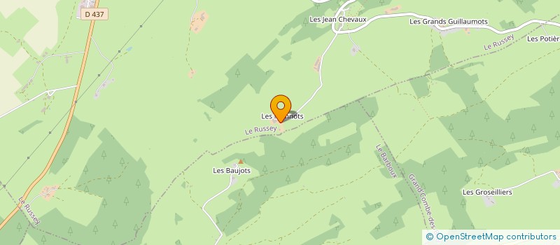 localisation de l'entreprise MONSIEUR LOIC LIGIER à LE RUSSEY
