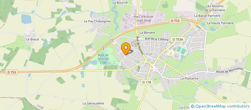 localisation de l'entreprise MONSIEUR LOIC LOIC LE MERCIER  LEGE