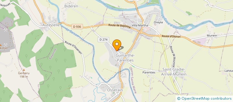 localisation de l'entreprise MONSIEUR LOIC LOIC MARSZALEK  GUINARTHE-PARENTIES