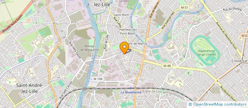 localisation de l'entreprise MONSIEUR LOIC LOISON à MARCQ-EN-BARŒUL