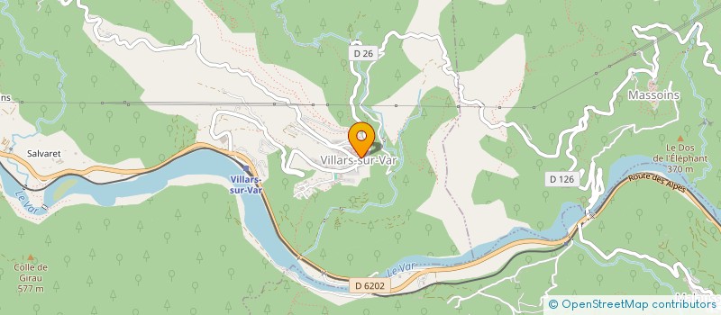 localisation de l'entreprise MONSIEUR LOIC LORTHOY  VILLARS-SUR-VAR