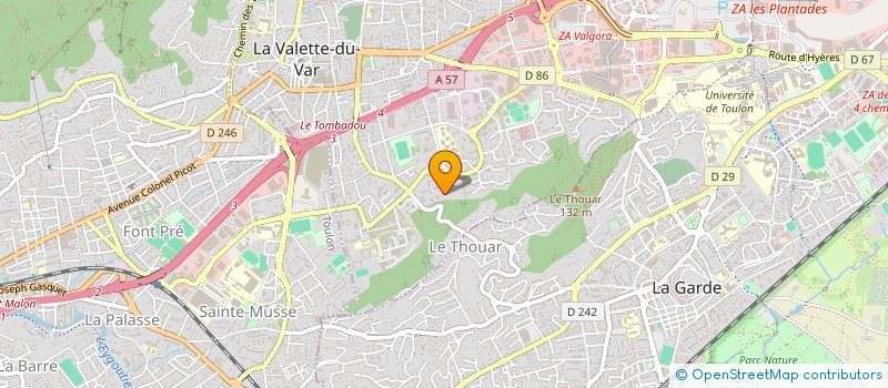 localisation de l'entreprise MONSIEUR LOIC MACCARI à LA VALETTE-DU-VAR