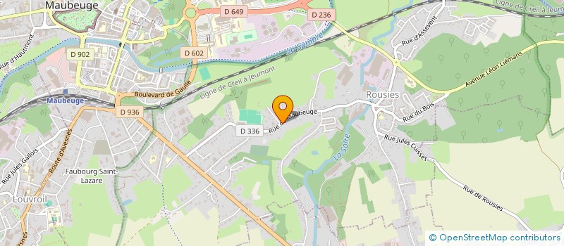 localisation de l'entreprise MONSIEUR LOIC MAGADUR  ROUSIES