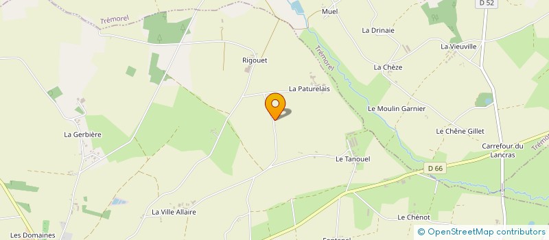 localisation de l'entreprise MONSIEUR LOIC MAHE  MERILLAC