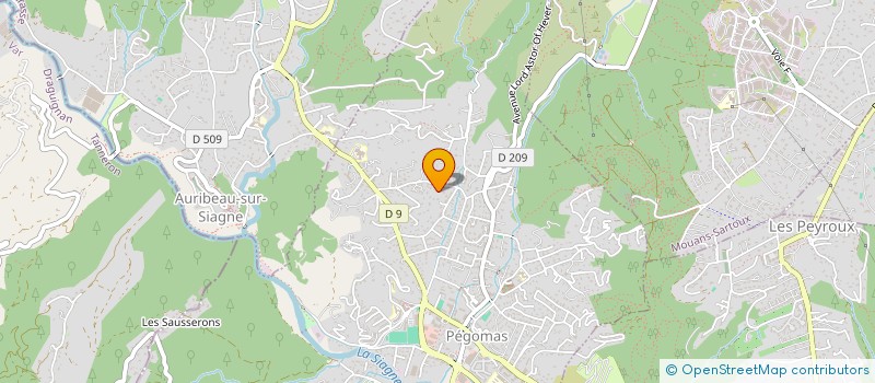 localisation de l'entreprise MONSIEUR LOIC MAIRE  PEGOMAS