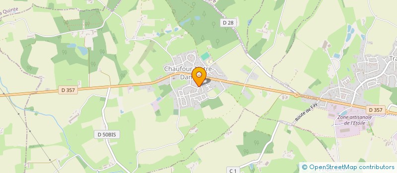 localisation de l'entreprise MONSIEUR LOIC MALHERBE  CHAUFOUR-NOTRE-DAME