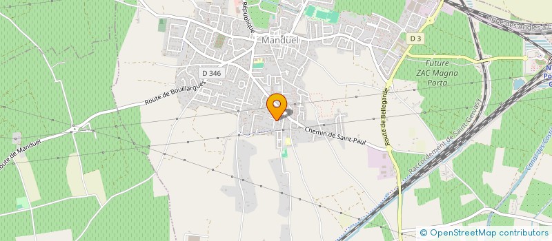 localisation de l'entreprise MONSIEUR LOIC MANE  MANDUEL