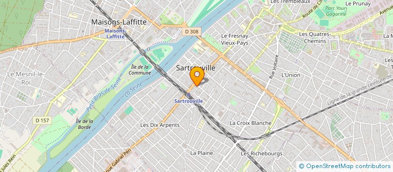 localisation de l'entreprise MONSIEUR LOIC MANGIN à SARTROUVILLE