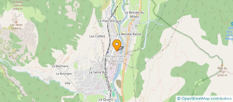 localisation de l'entreprise MONSIEUR LOIC MANGNEZ à L'ARGENTIERE-LA-BESSEE