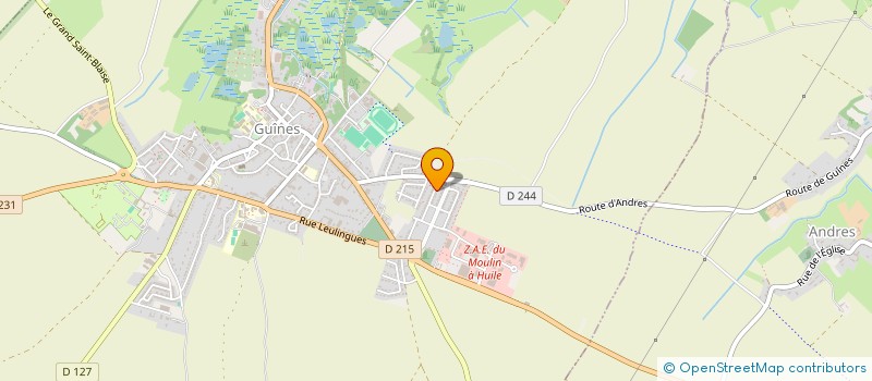 localisation de l'entreprise MONSIEUR LOIC MANIE  GUINES