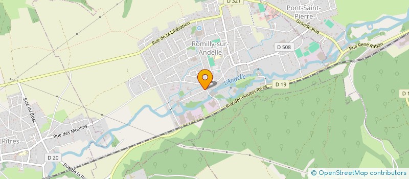 localisation de l'entreprise MONSIEUR LOIC MANIFEL  ROMILLY-SUR-ANDELLE