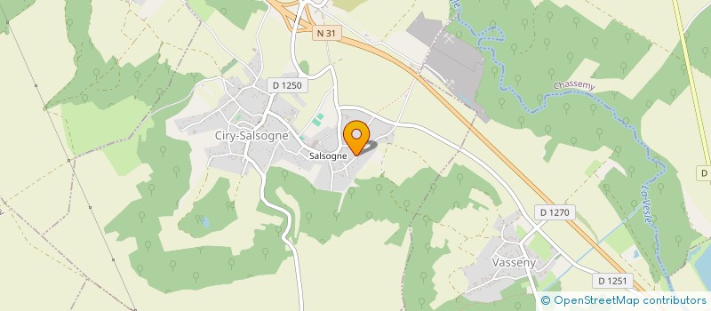 localisation de l'entreprise MONSIEUR LOIC MANNIER  CIRY-SALSOGNE