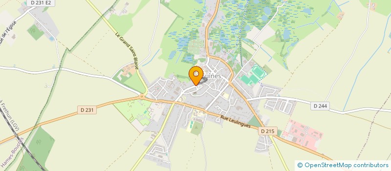 localisation de l'entreprise MONSIEUR LOIC MAQUIGNON  GUINES